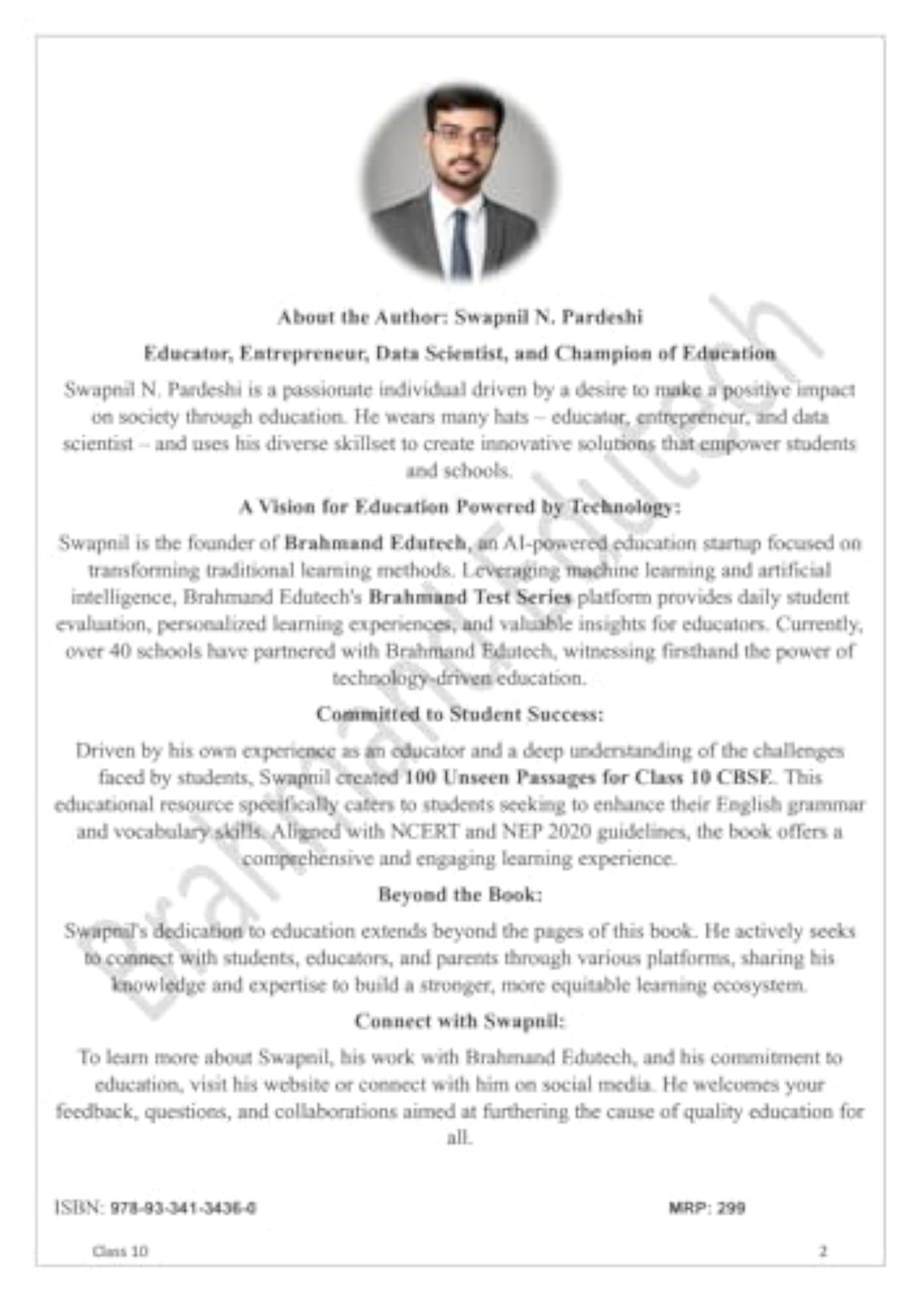 100 English Unseen Passages for Class 10 CBSE